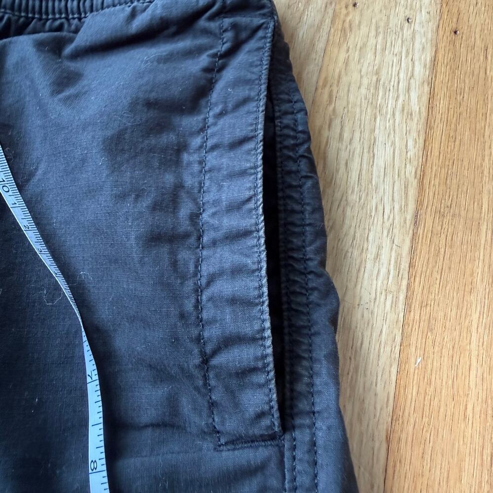GAP Men's Faded Belted Utility Shorts Sz L Black Casual Outdoors Hiking Trail - Picture 4 of 11